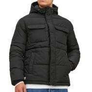 Blouson Noir Homme Jack & Jones Will Jacket Ot pas cher