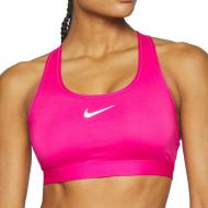 Brassière de Sport Rose Fuschia Femme Nike SWSH MED pas cher