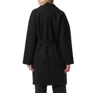 Manteau Noir Femme Pieces Jolene vue 2