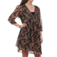 Robe imprimé Marron Femme Teddy Smith Romana pas cher