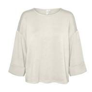 T-Shirt Manches 3/4 Rouge Vero Moda Mocca pas cher