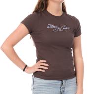 T-Shirt Marron Femme Tommy Hilfiger DW0DW21838 pas cher