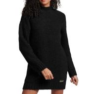 Robe Pull Noir Femme Superdry Crew pas cher