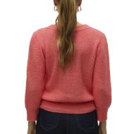 Pull Rose Femme Vero Moda Vigga vue 2