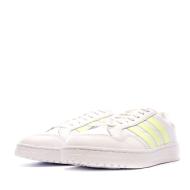 Baskets Blanche/Jaune Femme Adidas Team Court vue 6