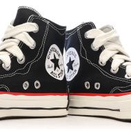 Baskets Noires Mixte Converse Chuck 70 Sketch vue 7