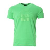 T-Shirt Vert Homme Diesel A12248 pas cher