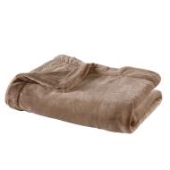 Plaid Beige Dodo Toucher Ultra Doux 130x170 pas cher