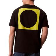 T-Shirt Noir/Jaune Homme Calvin Klein Jeans LV04RD810G vue 2