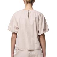 Blouse Beige Femme Pieces Karson vue 2