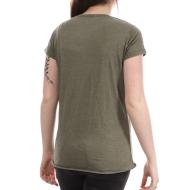 T-shirt Kaki Femme Josephin Twenty vue 2