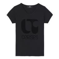T-shirt Noir Fille Le Temps Des Cerises Nita pas cher
