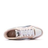 Baskets Blanc/Rose/Noir Femme Puma Carina Street vue 4