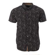 Chemise Marine à Motifs Homme RMS26 4784 pas cher