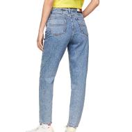 Jeans Mom Bleu Femme Tommy Hilfiger Cg41 vue 2