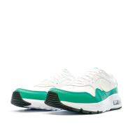 Baskets Blanches/Vertes Homme Nike Air Max vue 6