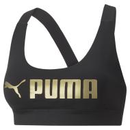 Brassière Noir Femme Puma Mid Impact pas cher