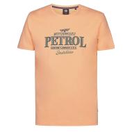 Orangefarbenes T-Shirt für Männer Petrol Industries Classic