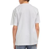 T-shirt Blanc Garçon Jack & Jones Oranatomy vue 2