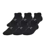 X6 Paires de Chaussettes Noires Mixte Under Armour Essential pas cher