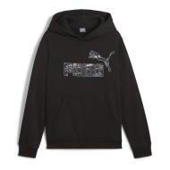 Sweat Capuche Gris Garçon Puma Ess+ Camo pas cher