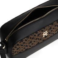 Sac à bandoulière Noir/Marron Femme Tommy Hilfiger Jacquard vue 3