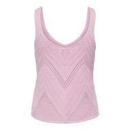 Top Crochet Rose Clair Femme Jdy 15226348 vue 2