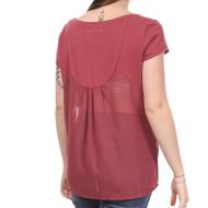 T-shirt Prune Femme Teddy Smith Toile vue 2