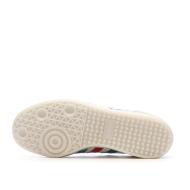 Baskets Grises/Vertes/Rouges Homme Adidas Samba vue 5