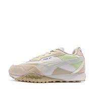 Baskets Beige/Rose/Vert Fille Puma Blktop