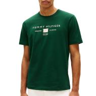 T-Shirt Vert Homme Tommy Hilfiger Brand