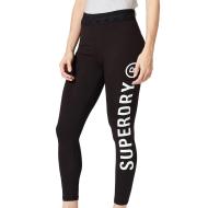 Legging Noir Femme Superdry Essential pas cher