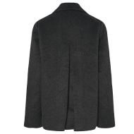 Manteau Noir Femme Pieces Jasmin Outerwear vue 2