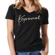 T-shirt Noir Femme Kaporal FRANE24W11-BLK