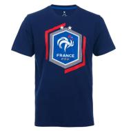 Herren-T-Shirt in Marineblau – FFF Frankreich günstig