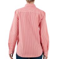 Chemise Rayure Rouge Femme Tommy Hilfiger Pinstripe vue 2