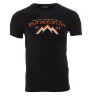 T-shirt Noir Homme Best Mountain 2004 pas cher