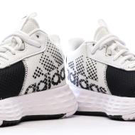 Chaussures de basketball Grises/Noires Garçon Adidas Ownthegame 2.0 vue 7