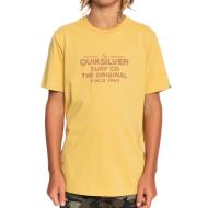 T-shirt Jaune Garçon Quiksilver feeding