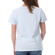 T-shirt Bleu Femme Teddy Smith Ribelle vue 2