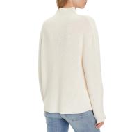 Pull Blanc Femme Tommy Hilfiger Tjw Mockneck Badge S vue 2
