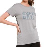 T-Shirt Gris Femme Superdry Core Sport