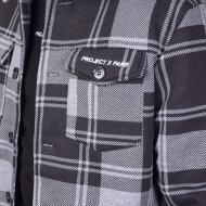 Surchemise Noir Homme Project X Paris Carreaux vue 3