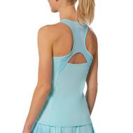 Débardeur de Sport Turquoise Femme Mizuno Printed Tank vue 2