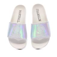 Claquettes Argent Femme Franklin & Marshall Slipper Rainbow vue 3