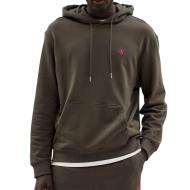 Sweat à Capuche Marron Homme Calvin Klein Jeans 350 Terry Monog