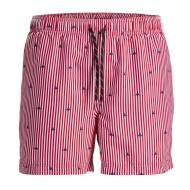 Short de bain Rouge Homme Jack & Jones Haruban pas cher