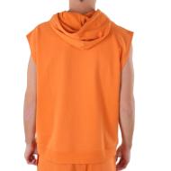 Sweat Manches Courtes Orange Homme Deeluxe Disco vue 2