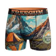 Boxer Orange Homme Freegun Trek pas cher