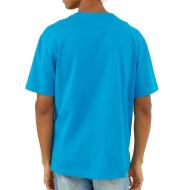 T-shirt Bleu Homme Guess Ovrszd Racer vue 2